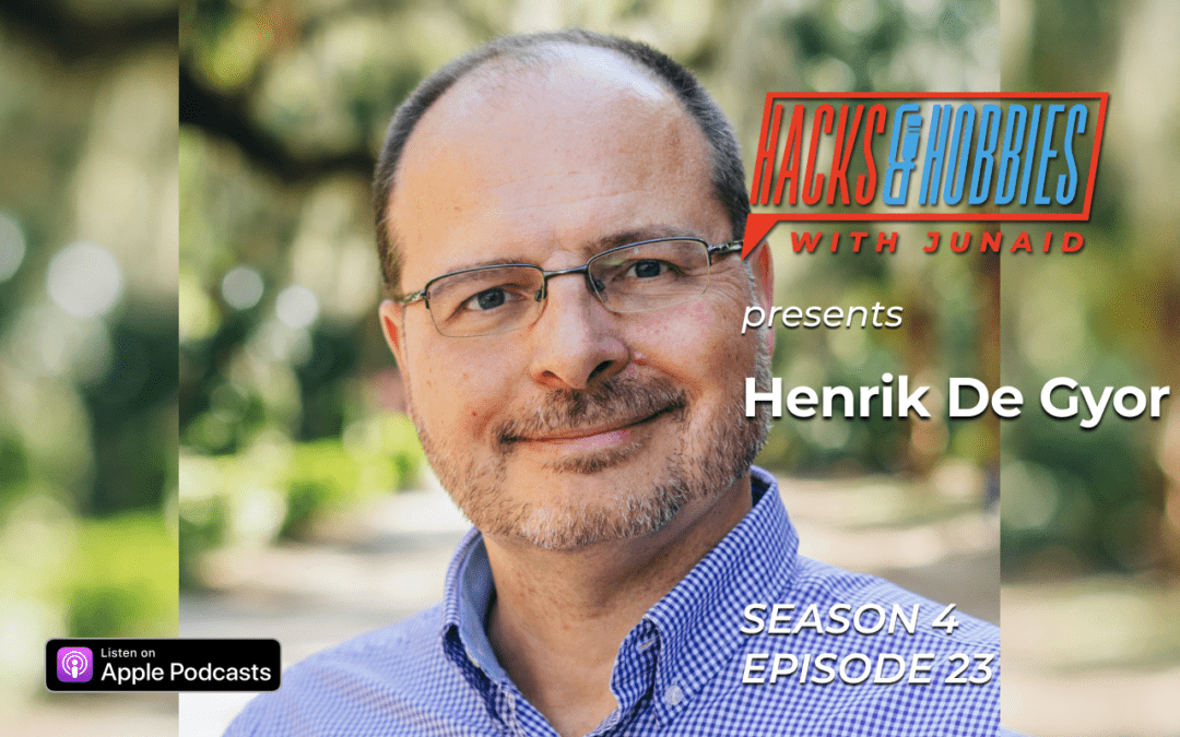 E423 – Henrik De Gyor – How to create books by using your podcast and create a digital asset management system